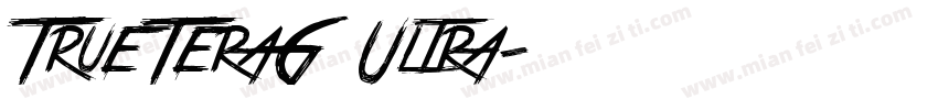 TrueTeraG Ultra字体转换